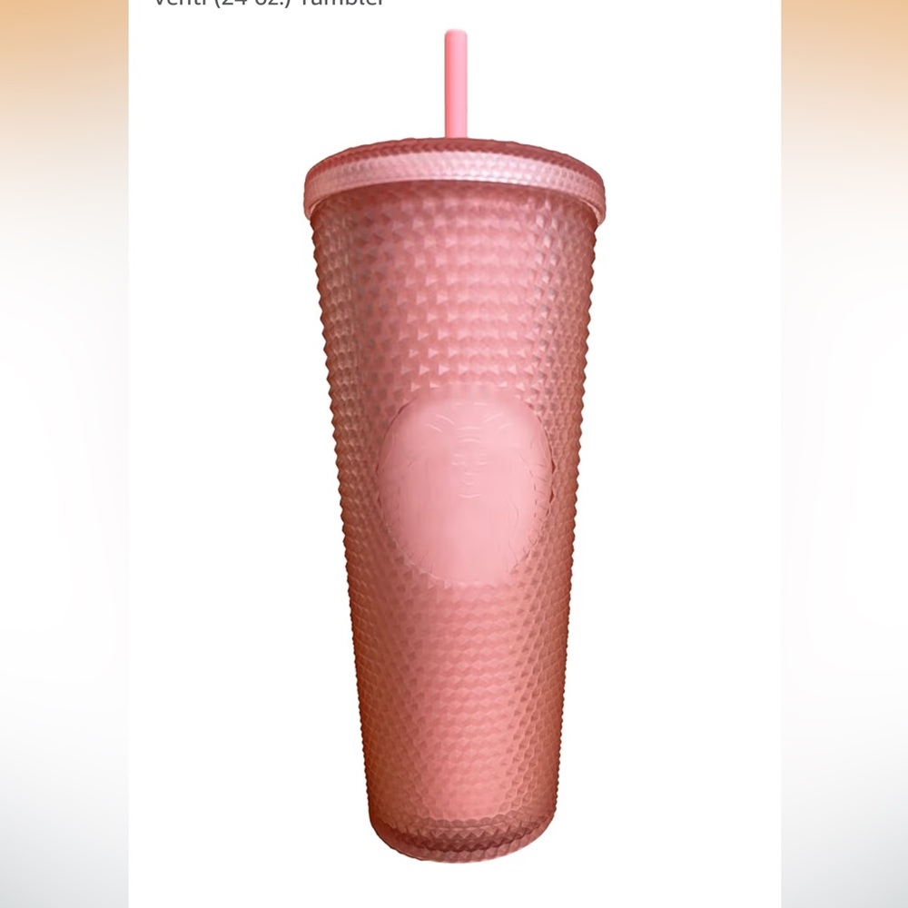 Starbucks 2022 Valentine's Soft Touch Pink Studded Venti (24 oz.) Tumbler